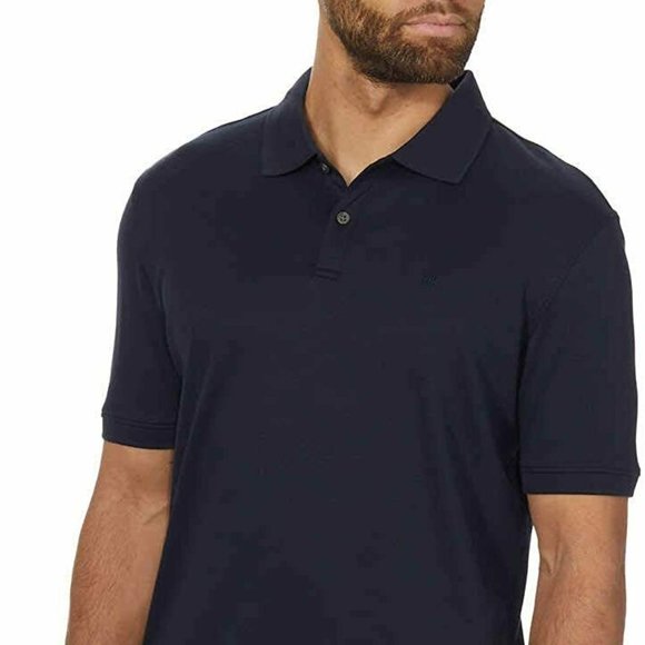 calvin klein men's liquid touch cotton polo shirt